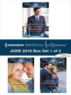 cover image of Harlequin Medical Romance June 2016, Box Set 1 of 2